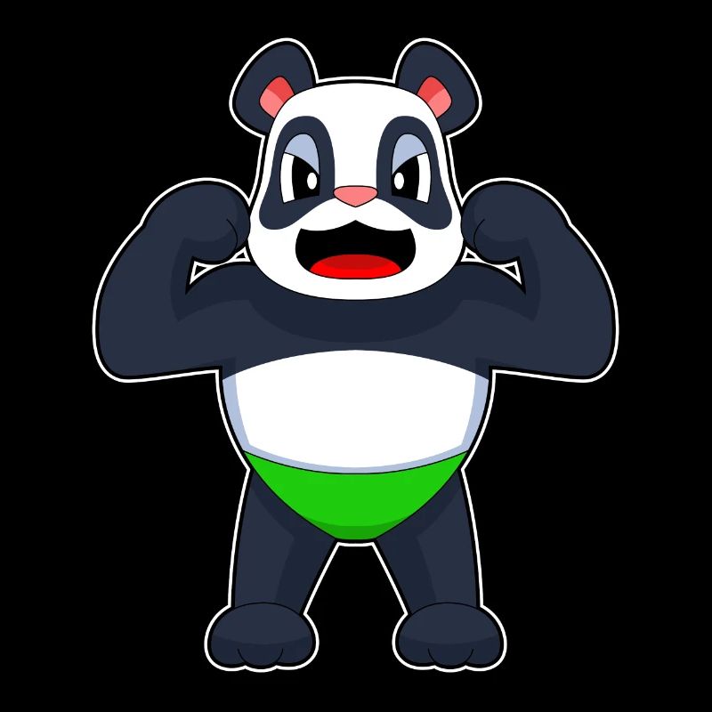 Panda Bodybuilder Bodybuilding