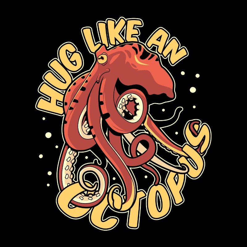 Câlin comme une pieuvre Cephalopoda Octopodes