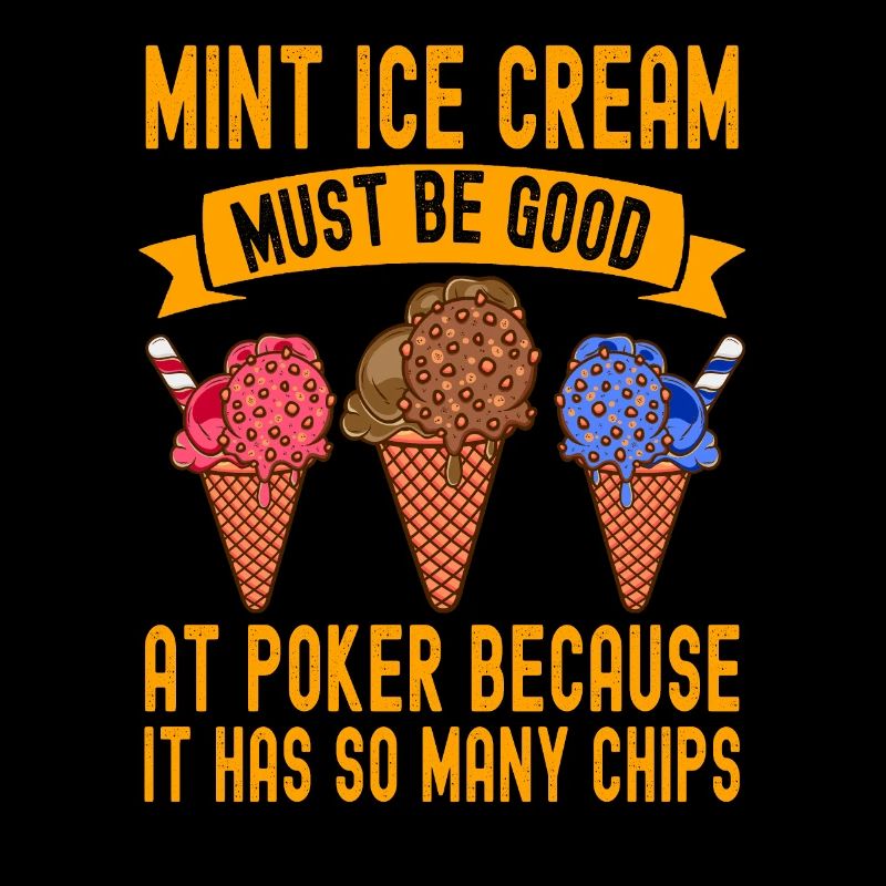 Mint Cream Good At Poker Many Chips