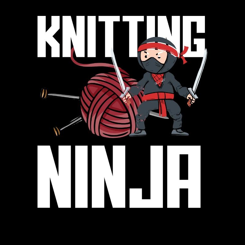 Strick Ninja Kampfkunst Für Strickfans