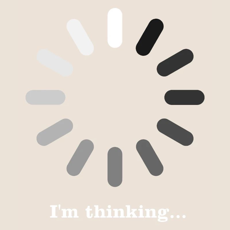 Colorful Loading Thought