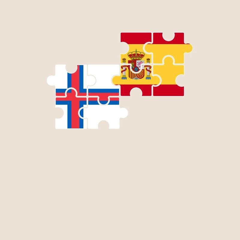 Färöer Spanien Flagge Spanisch Färinger