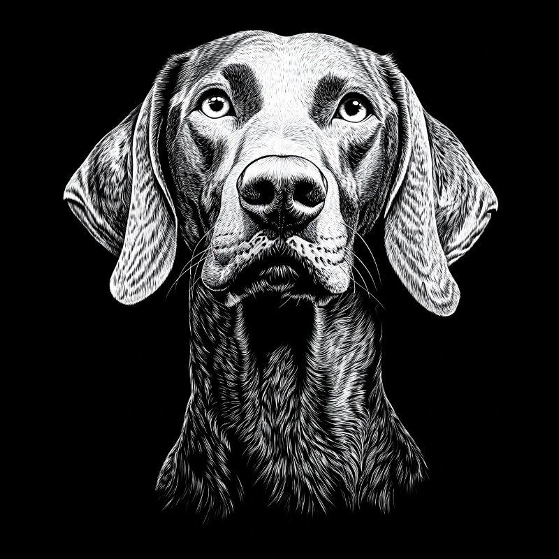 Weimaraner Portrait Jagdhund Jagdhunde Hunde