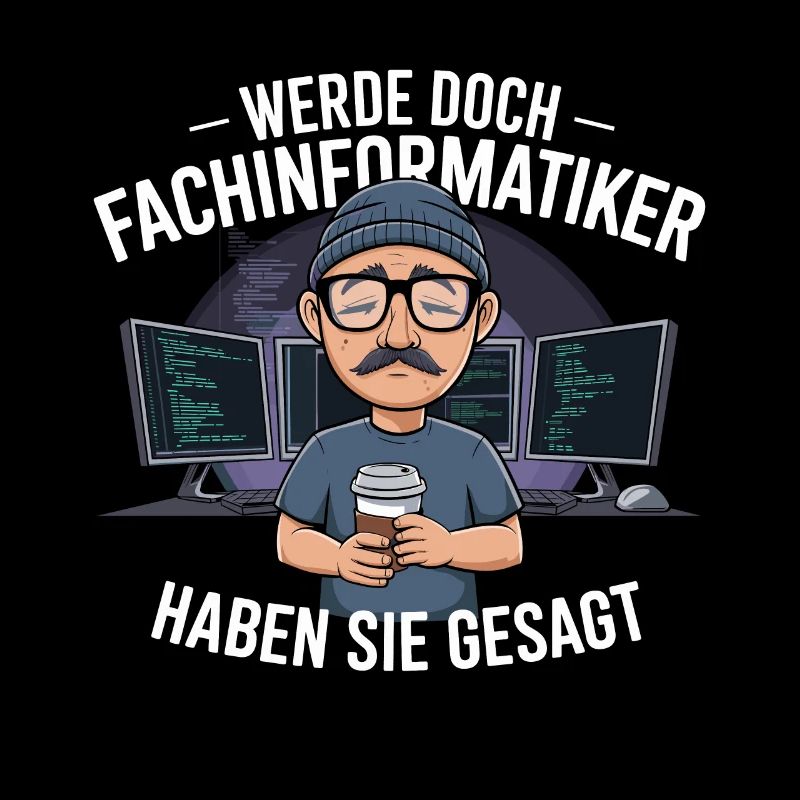 Werde Doch Fachinformatiker Lustiges IT Nerd