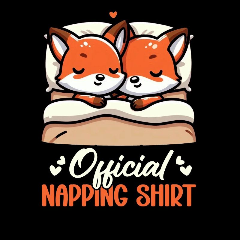 Official Sleeper Fox Cute Funny Lazy