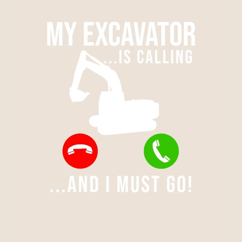 Excavator Construction Worker