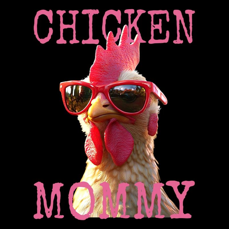 Chicken Mommy Huhn Mom Bäuerin Muttertag Hühner