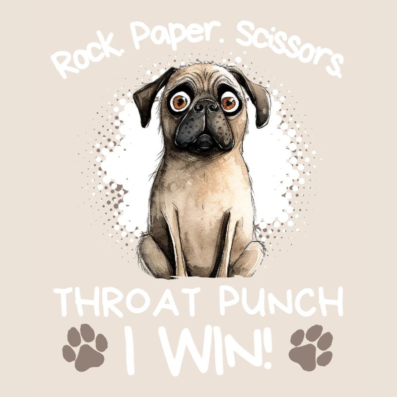 Rock Paper Scissors Mops Sarkasmus Witzig