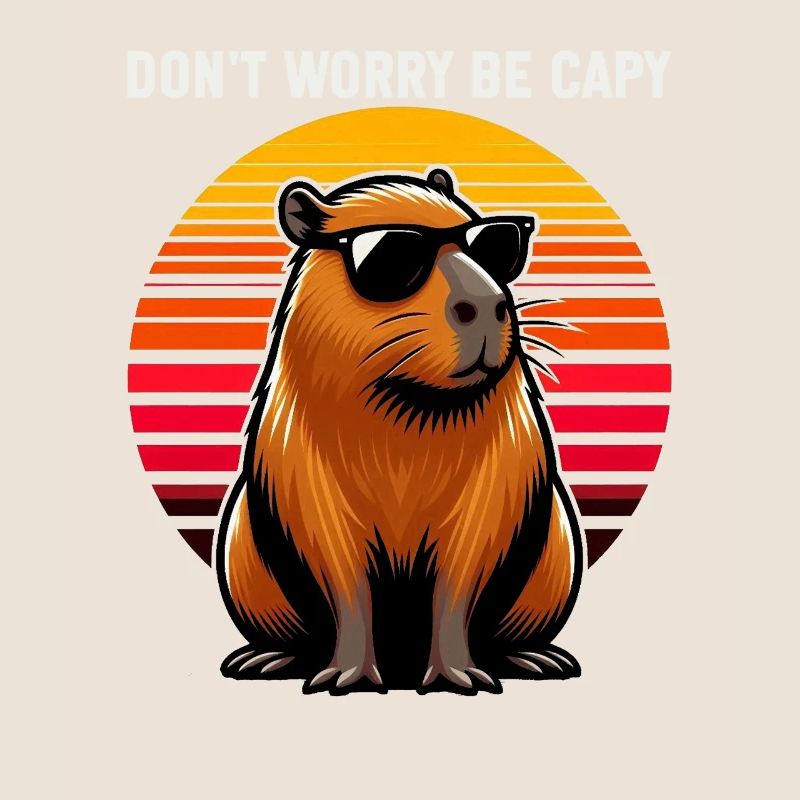 Mach Dir Keine Sorgen, Sei Capy Süße Capybara