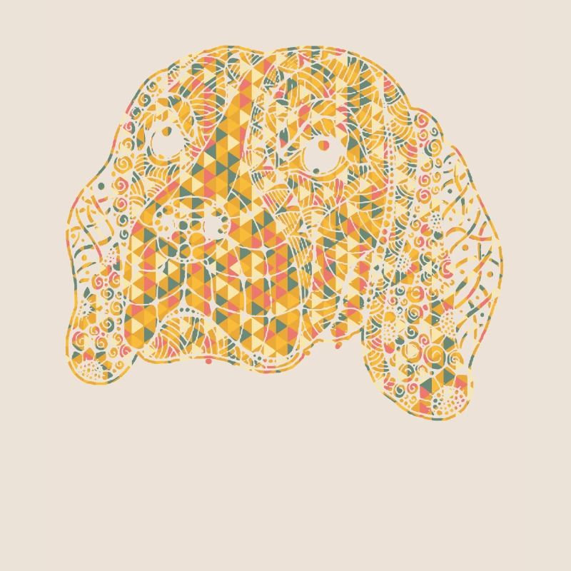 Cute Beagle Geometric