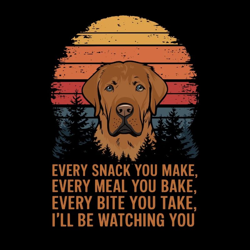 Le Labrador vous surveille