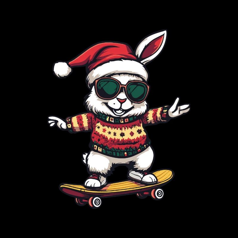 Lapin Noël Drôle