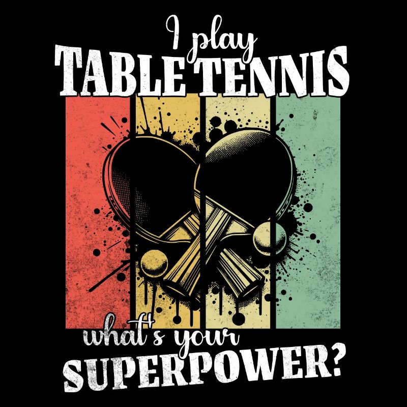Drôle de dicton de tennis de table