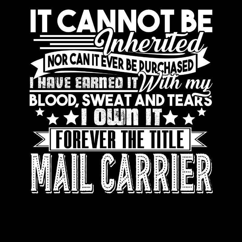 Mail Carrier Forever Title Mail Carrier