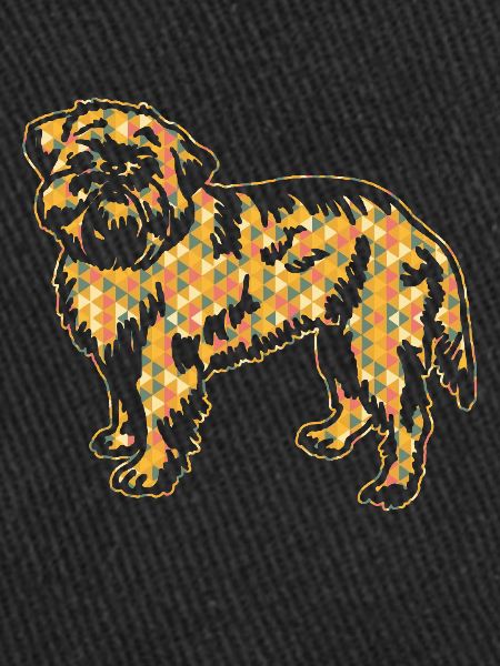 Brussels Griffon Geometric