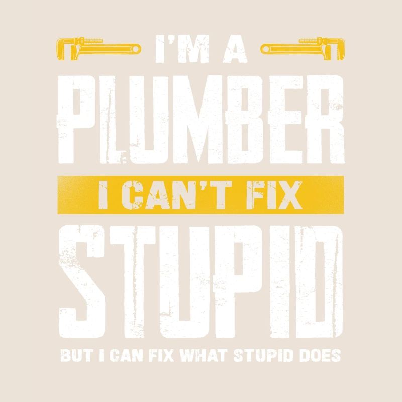 Ich Bin Ein Klempner Ich Kann Dumm Nicht