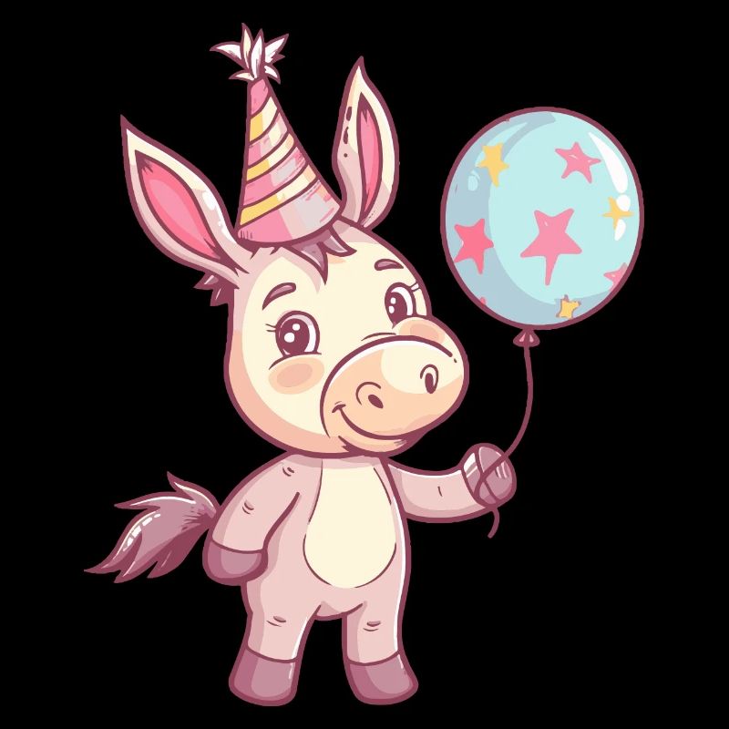 Esel Geburtstag Comic Niedlich