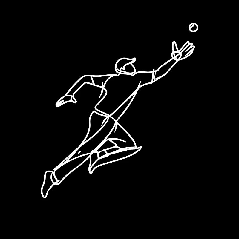 Dessin d’un receveur de cricket