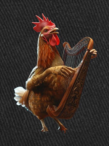 Rooster Harp