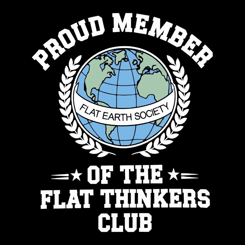 Satire de la Terre Plate Conspiration Drôle Et