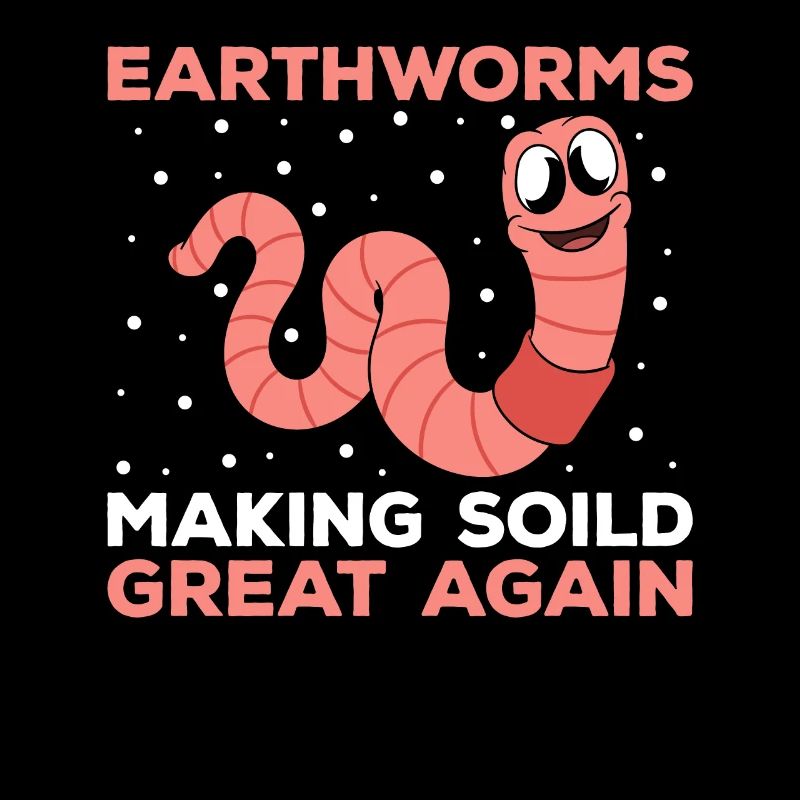 Mignon ver drôle vers de terre vers de terre