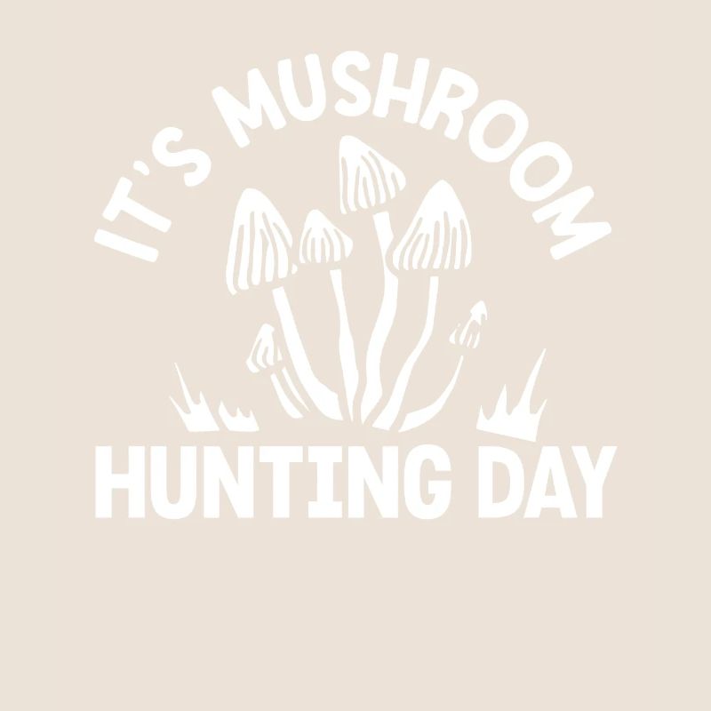 Chasseur de champignons C’est le jour de la chasse aux champignons