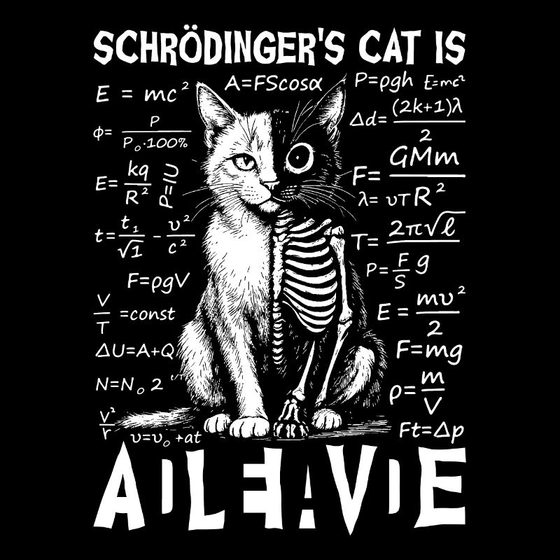 Le chat de Schrödinger mort et vif