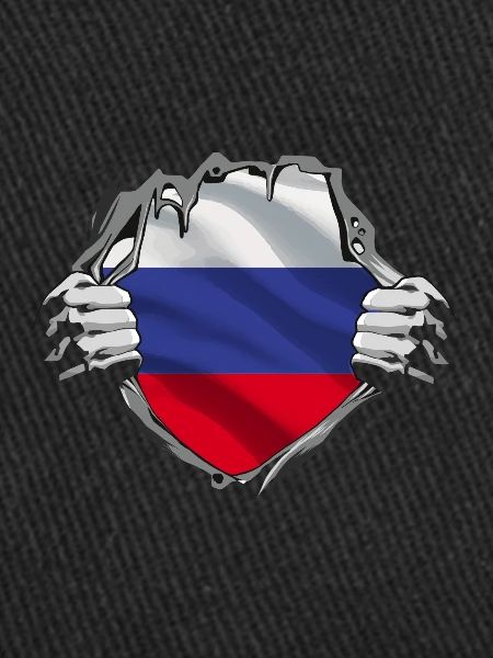 Dévoilement du drapeau russe