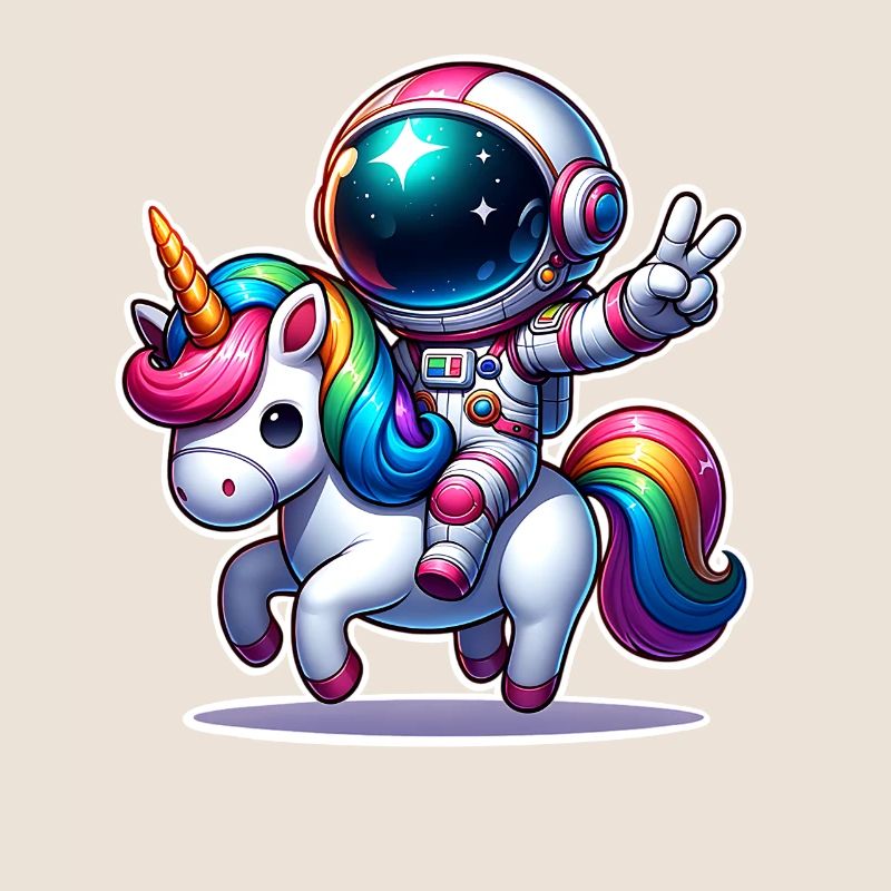 Astronaut Einhorn