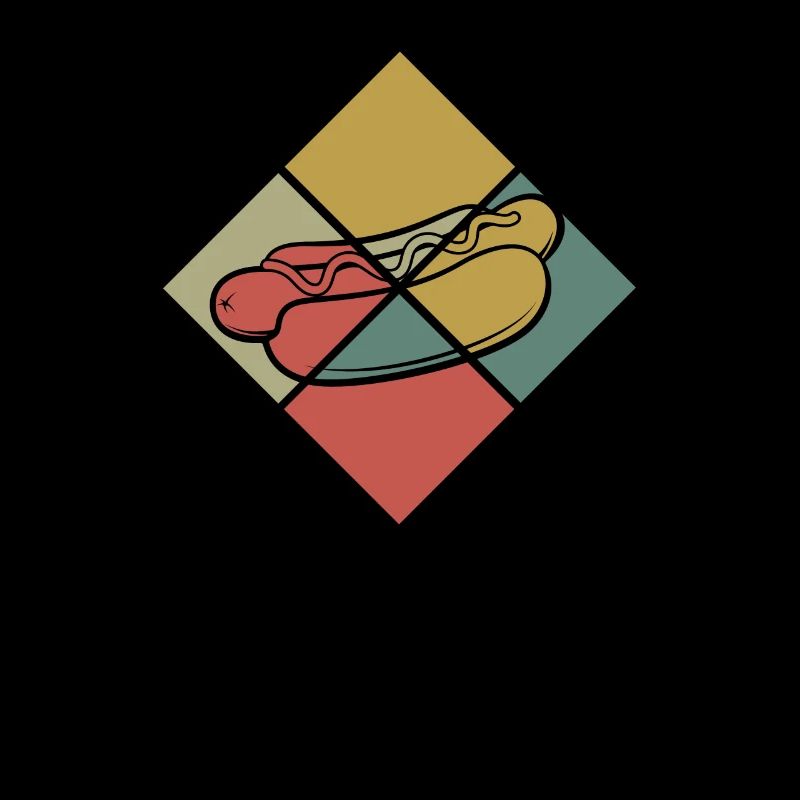 Hot Dog Geometric Pattern Enjoyment