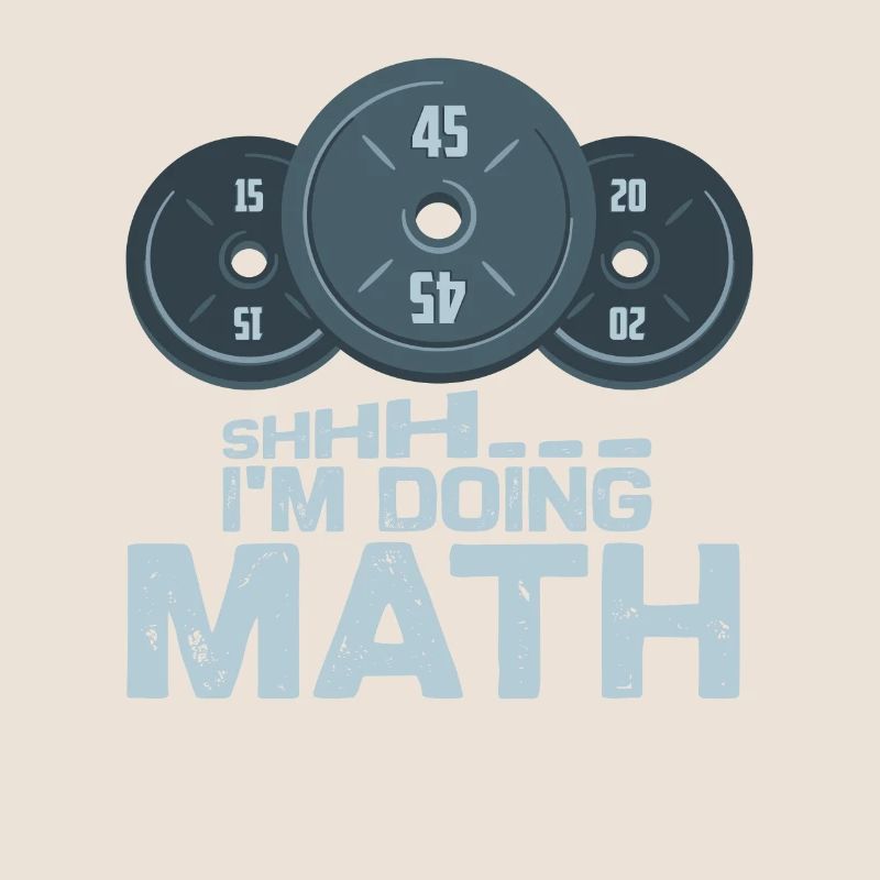 Chut... Je fais des maths, de l’haltérophilie
