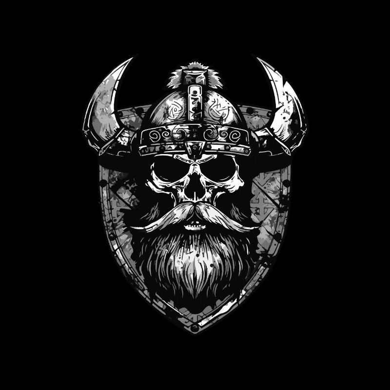 Wikinger Skull Wappen