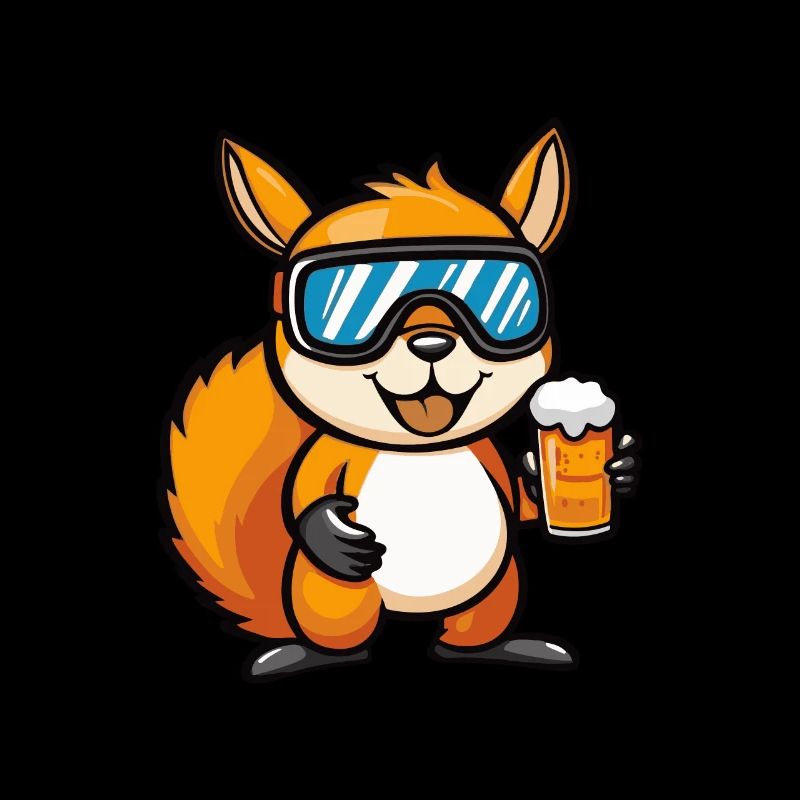 Bière de ski Squirrel