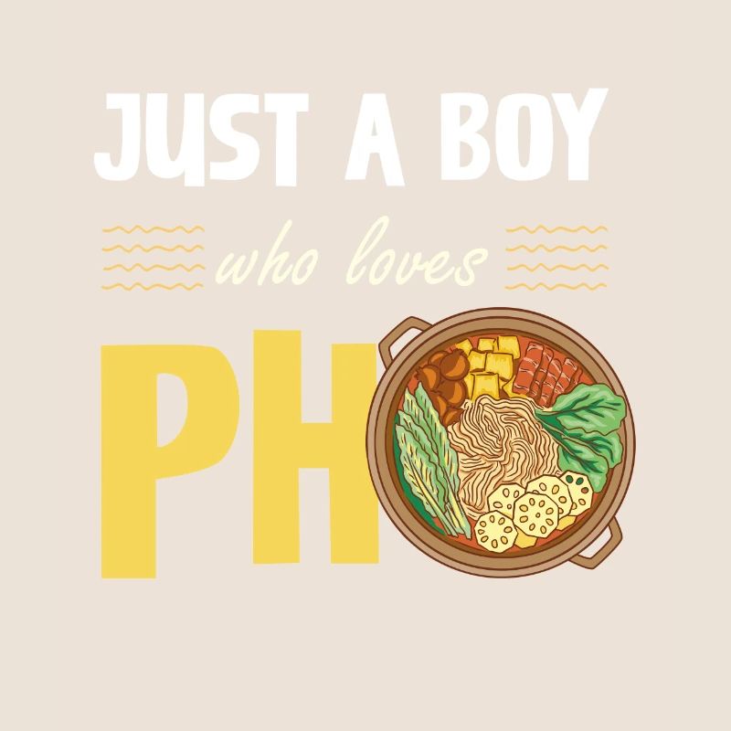 Einfach Ein Junge Der Pho Liebt