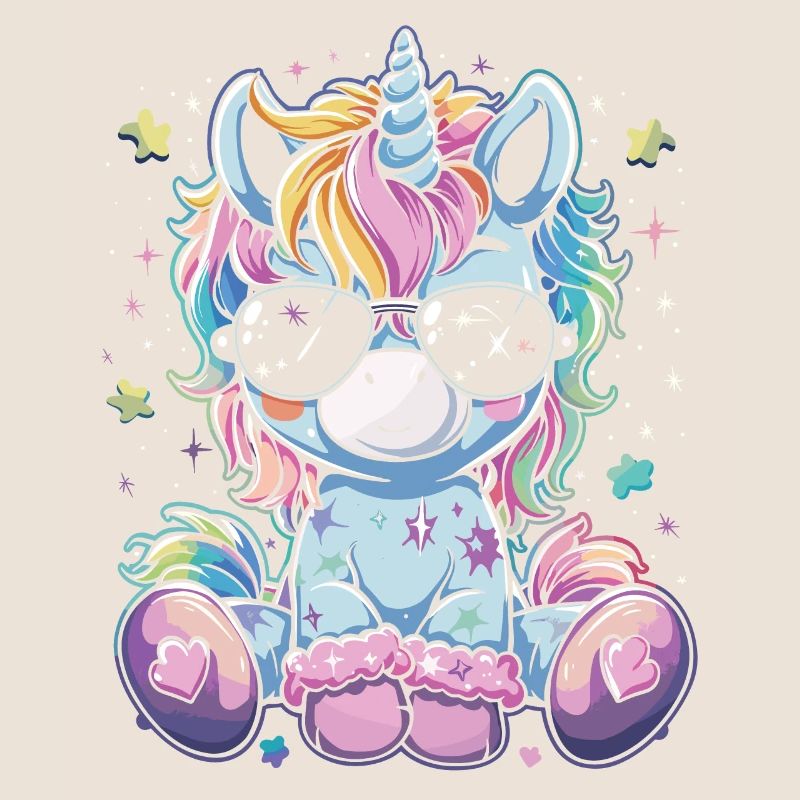 Süßes Einhorn, Bunte Einhörner