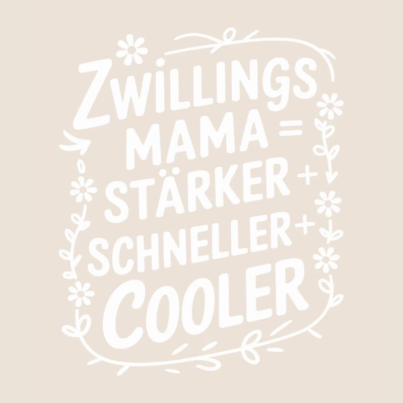 Zwillings Mutter Zwillingsmama Zwillinge Mama
