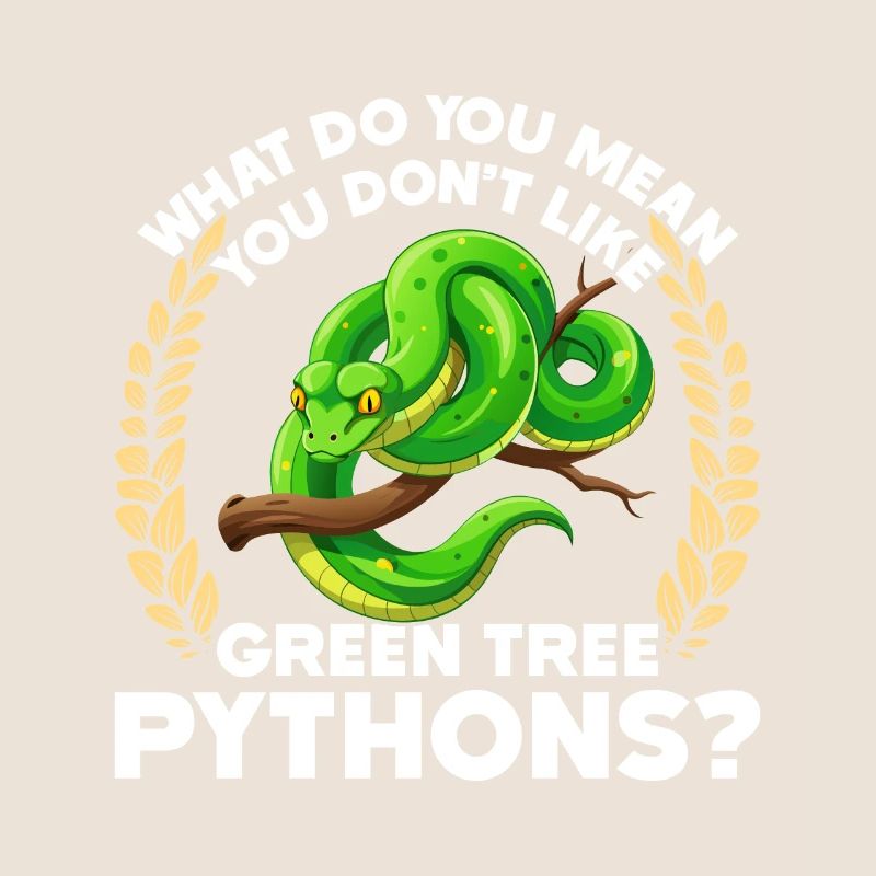 Python arborescent vert