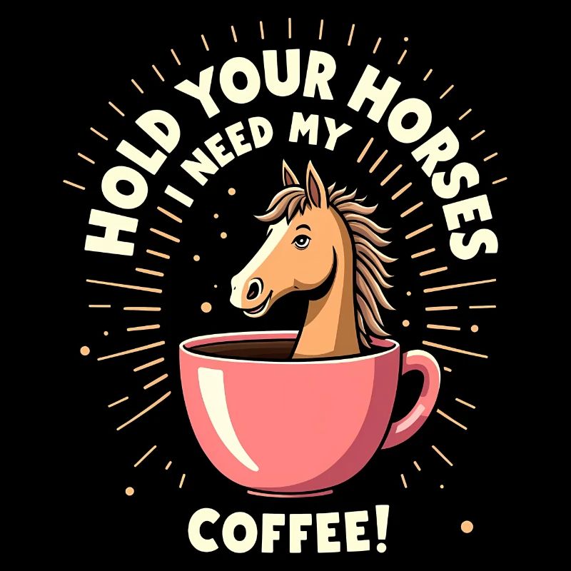 Halt die Pferde - Ich brauch Kaffee