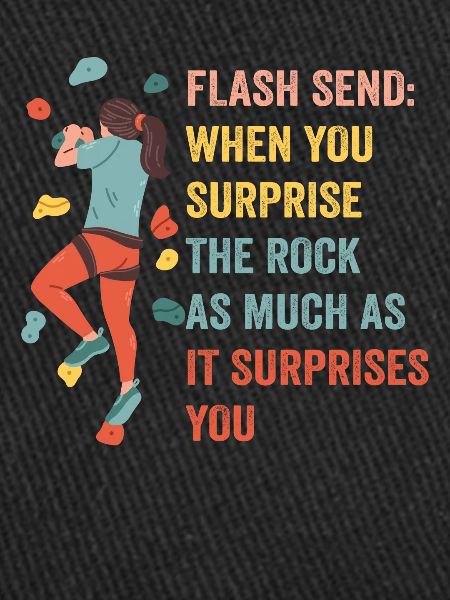 Boulderer Flash Send Bloc