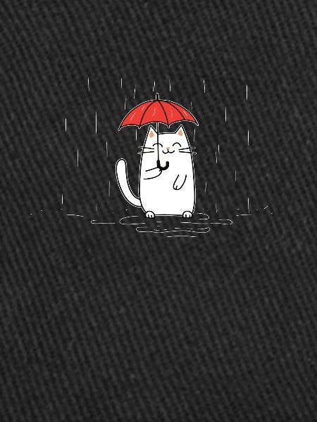 Cat with umbrella