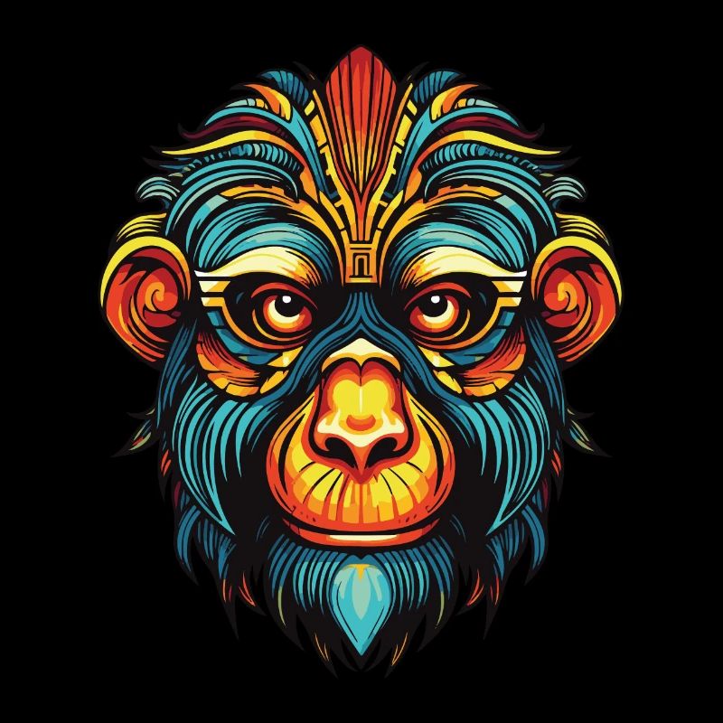 Portrait de singe