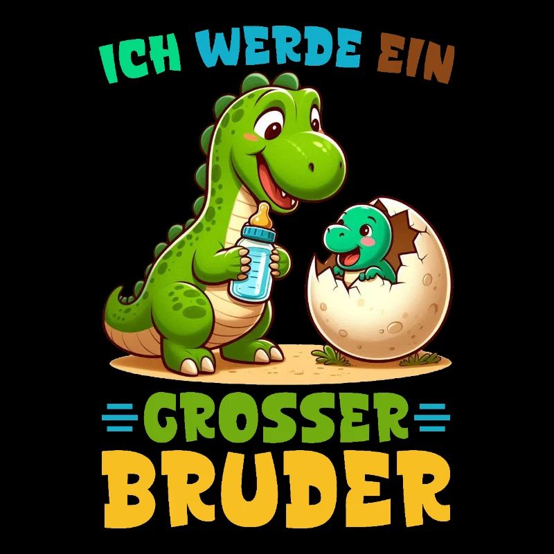 Ich Werde Großer Bruder Dinosaurier Neuer Bruder