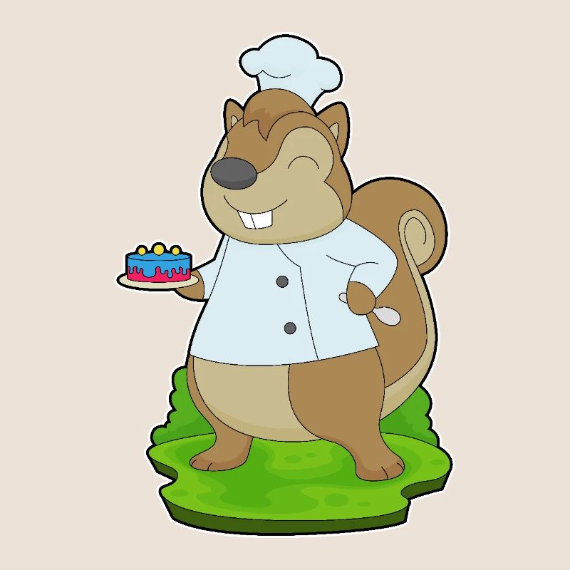 Eichhörnchen Geburtstag Koch