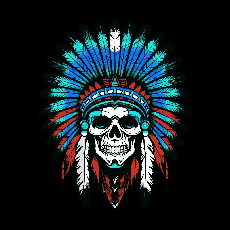 Apache Indian Chief Skull