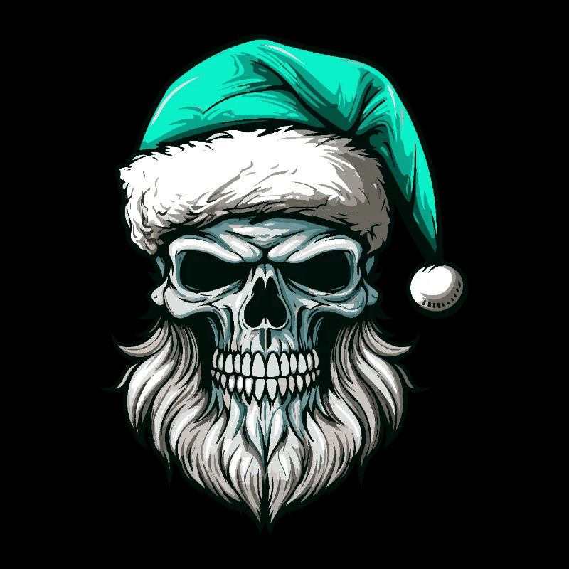 Weihnachtsmann Totenkopf