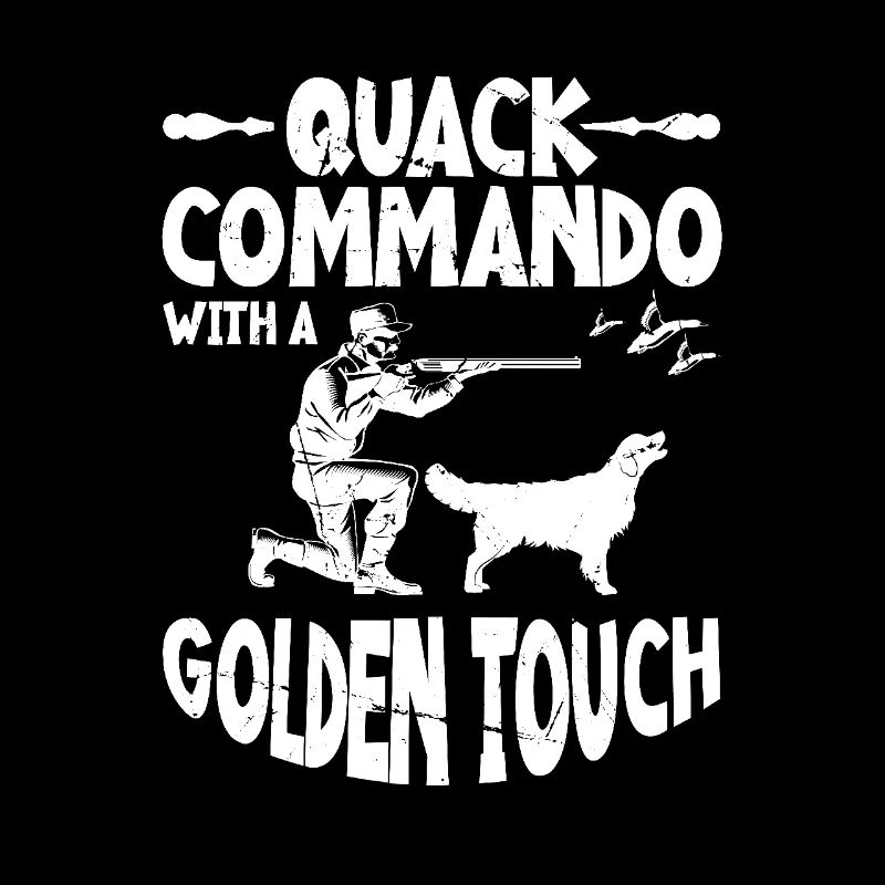 Quack Commando with a Golden Touch - Chien de chasse