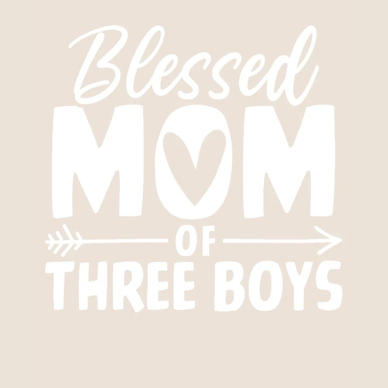 Mutter von drei Jungs Lustiger Junge Mutter Muttertag