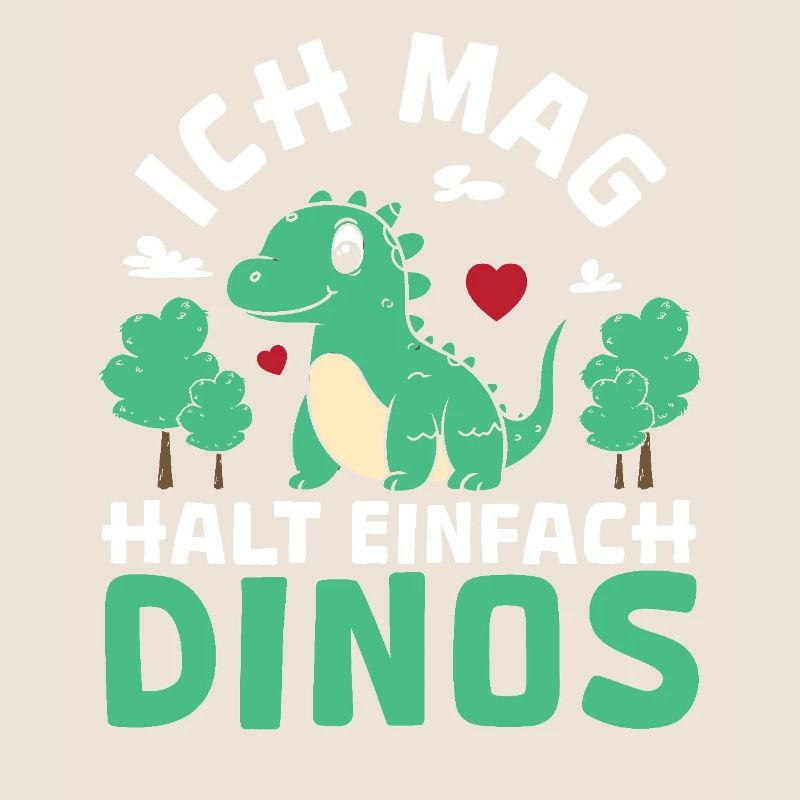 Triceratops T-Rex Velociraptor J’aime tout simplement les dinos