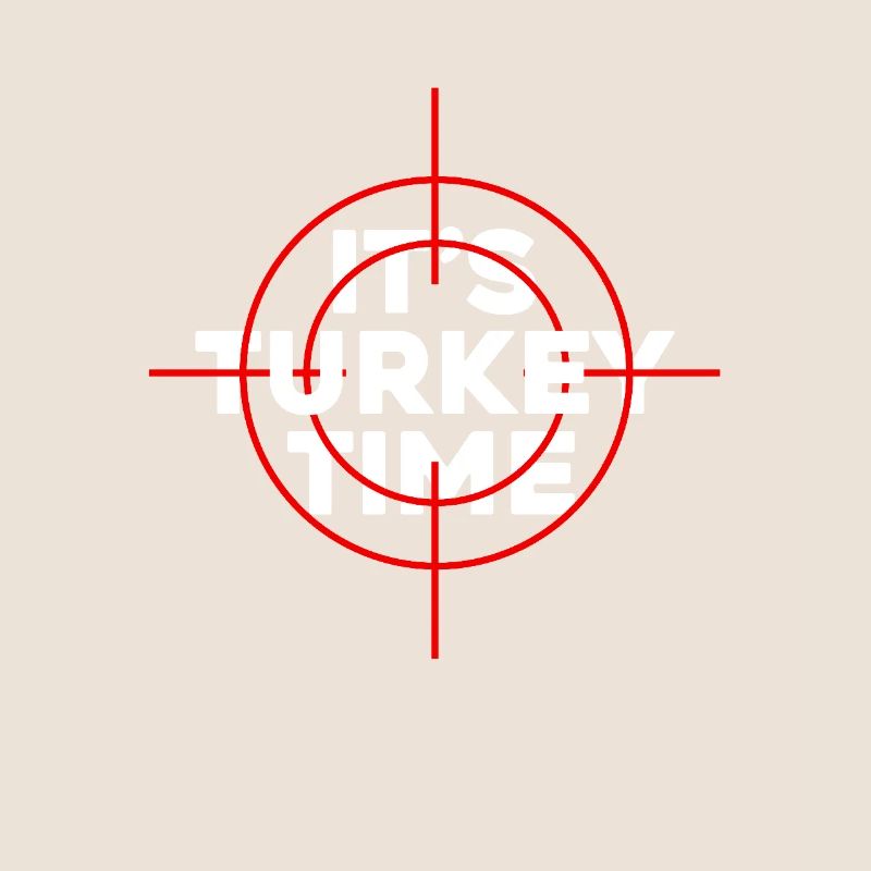 C’est le temps de la dinde drôle chasseur design