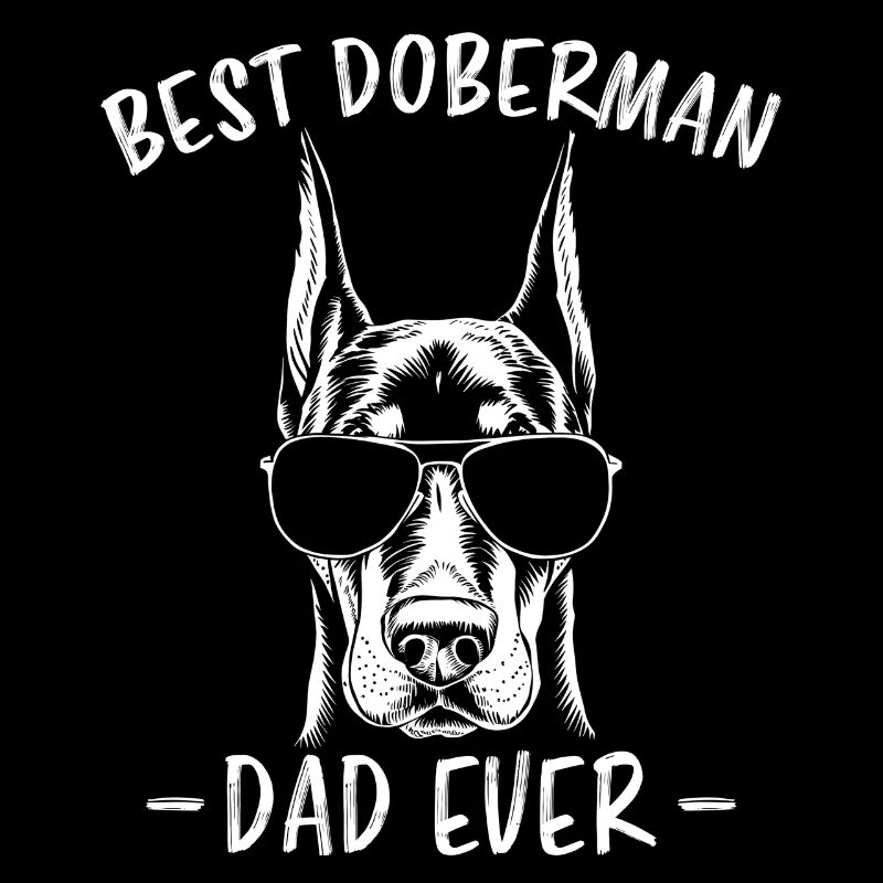 Dobermann Spruch Papa Lustiges Dobermann Geschenk